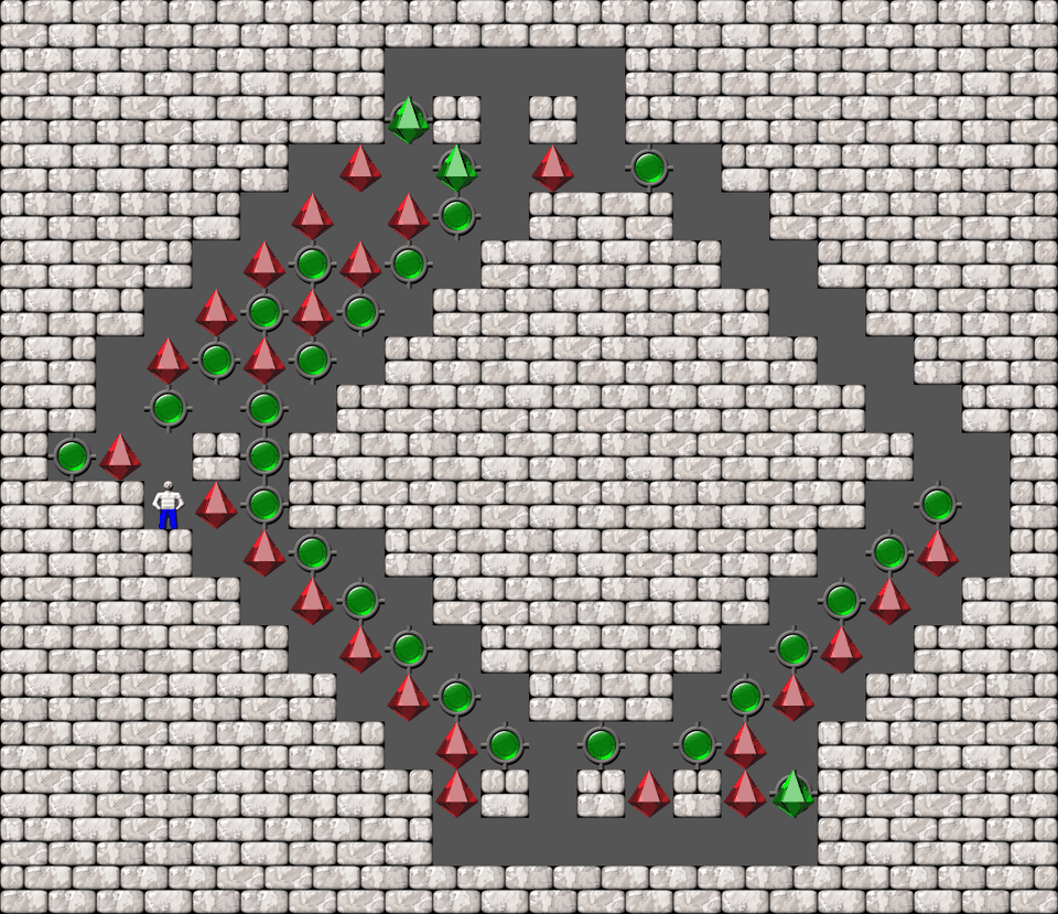 Sokoban Grig Challenge Variation level 41